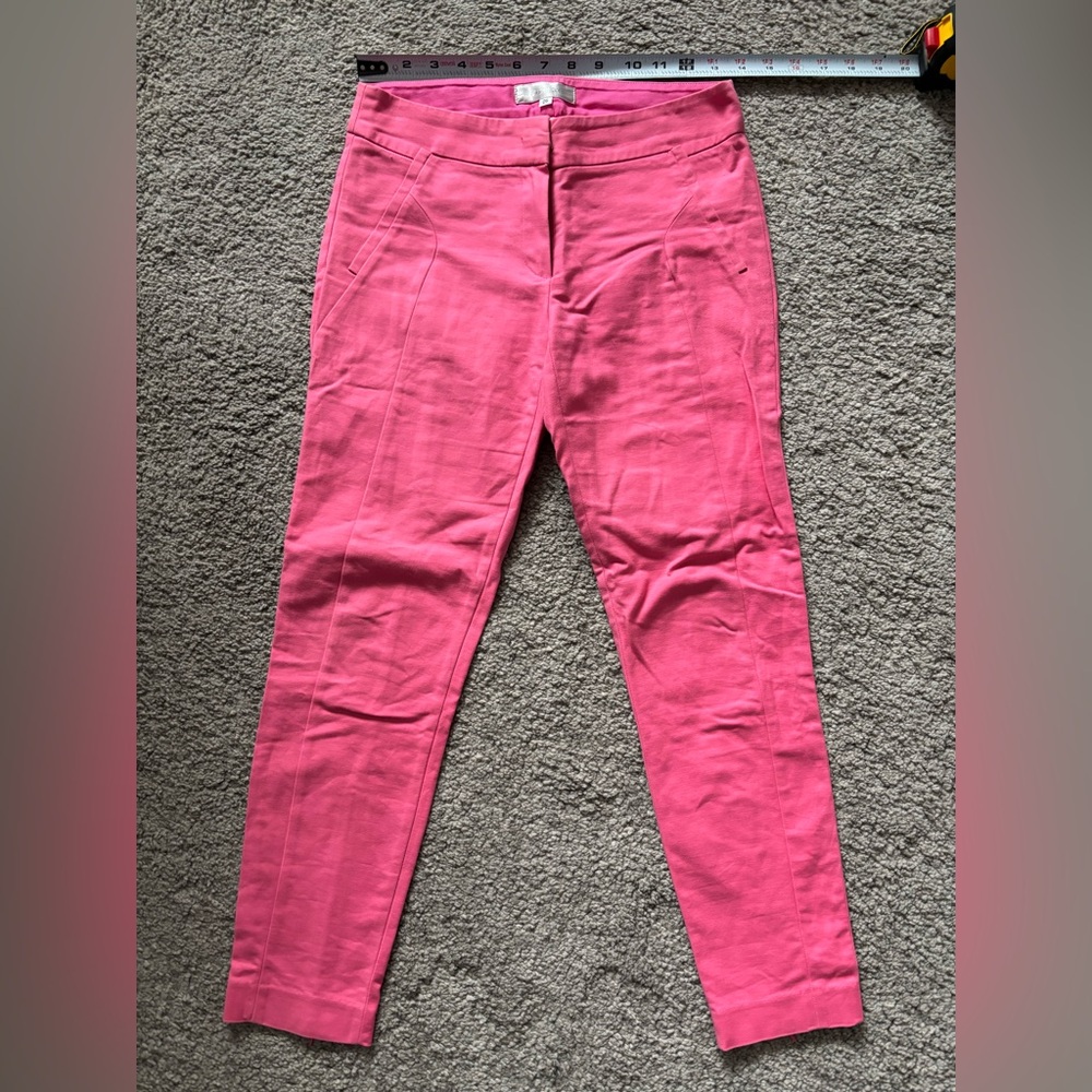 Women’s Pink Slim Ponte Pants
